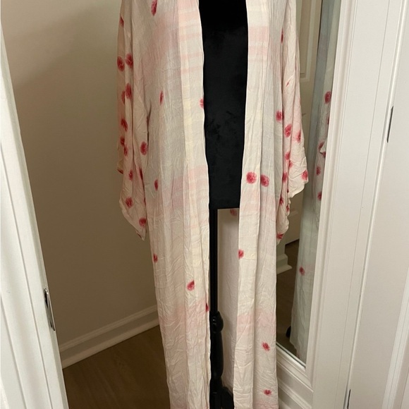 Free People Pink combo Kimono - Picture 2 of 5